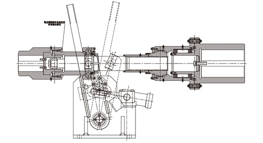 棒材線立轉換專用鼓形齒式離合器