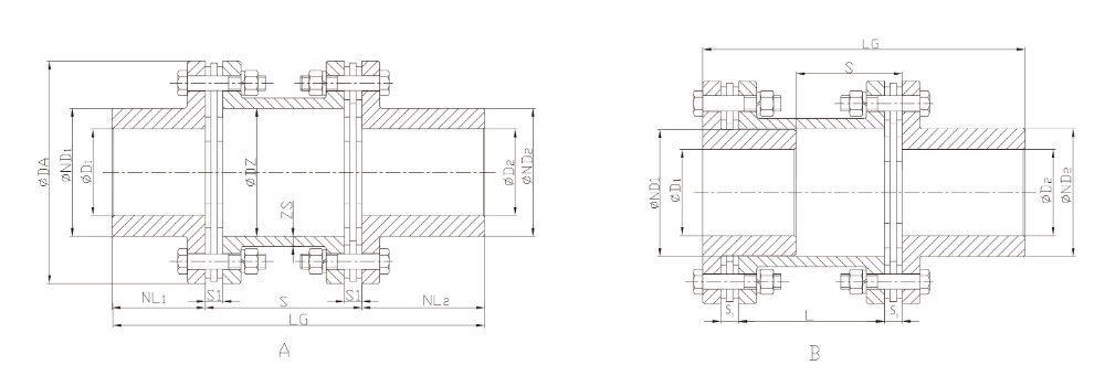 JMON中間隔套拆卸型